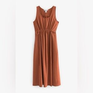 Athleta Rust Midi Dress